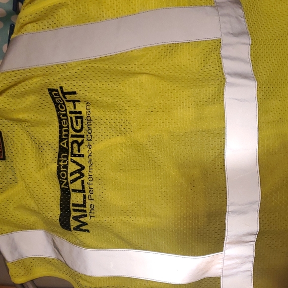 Unisex High Visibility Mesh Safety Vest - Picture 4 of 4